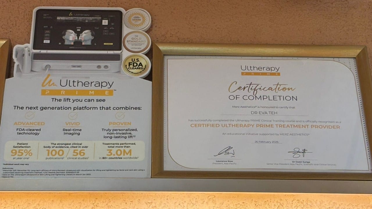 Dr Eva Teh Ultherapy Prime Certification