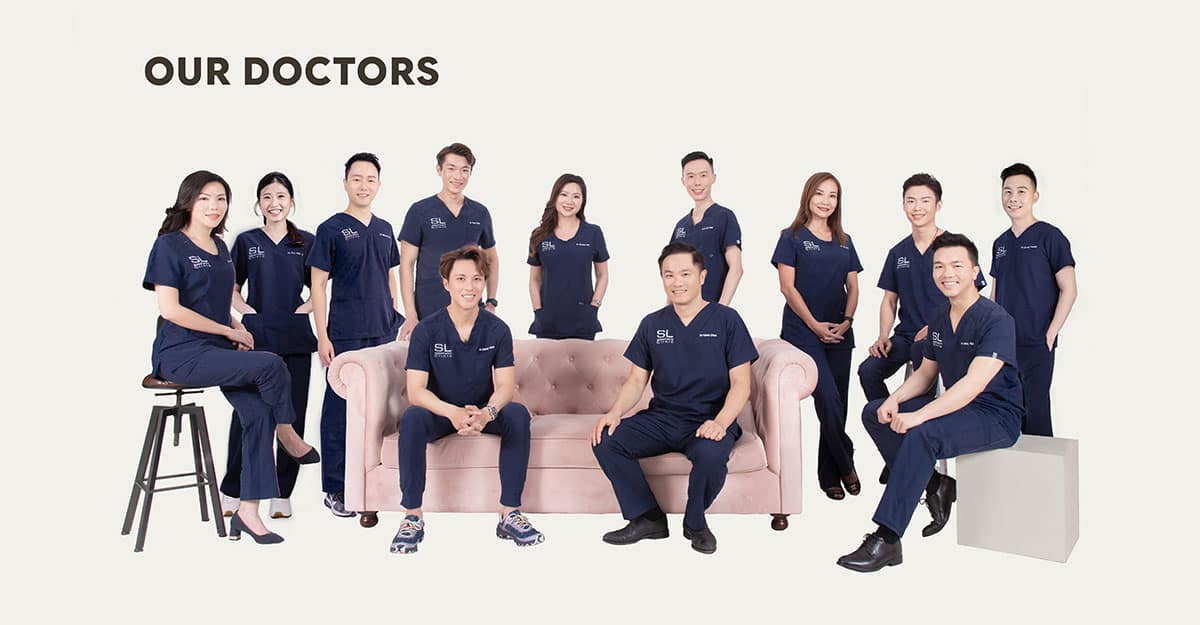 SL Aesthetic Clinic Doctors - Dr Kelvin Chua, Dr Gabriel Wong, Dr Chen Kailun