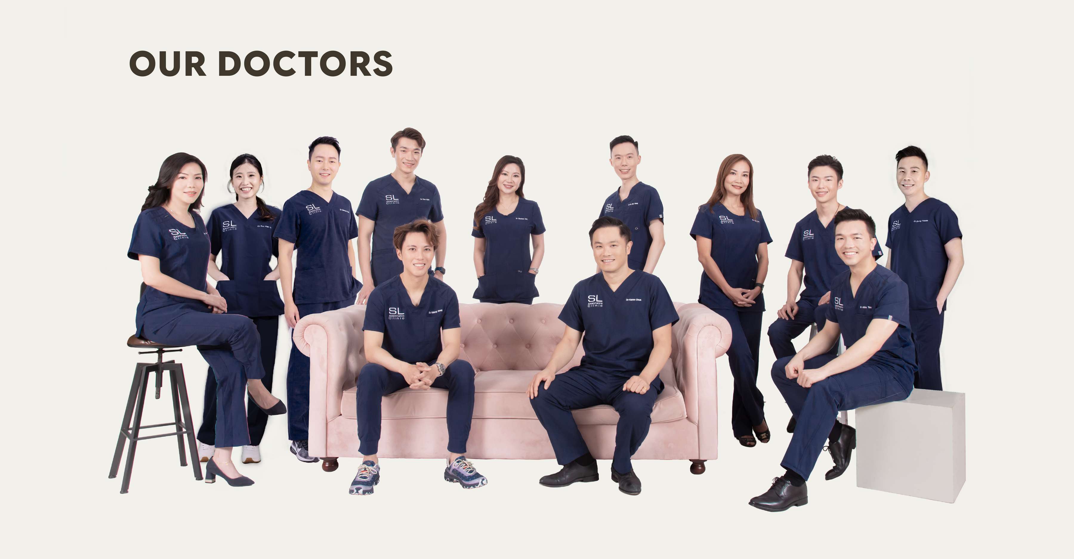 SL Aesthetic Clinic Doctors - Dr Kelvin Chua, Dr Gabriel Wong, Dr Chen Kailun