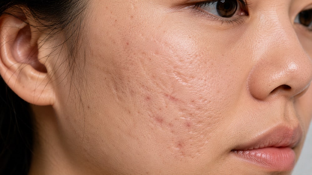 Acne scars and other types of facial scarring